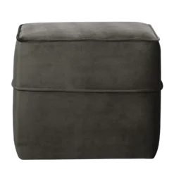 Pouf carré velours Oscar