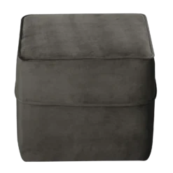 Pouf carré velours Oscar