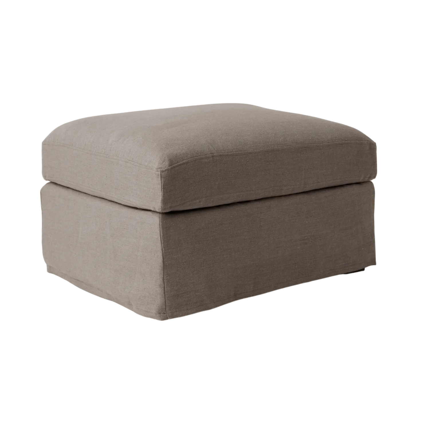 Pouf lin déhoussable Moëze