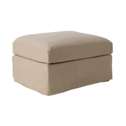 Pouf lin déhoussable Moëze