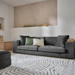 Pouf velours Maé