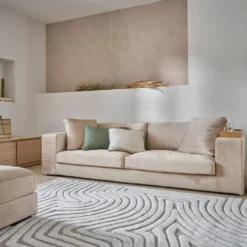 Pouf velours Maé