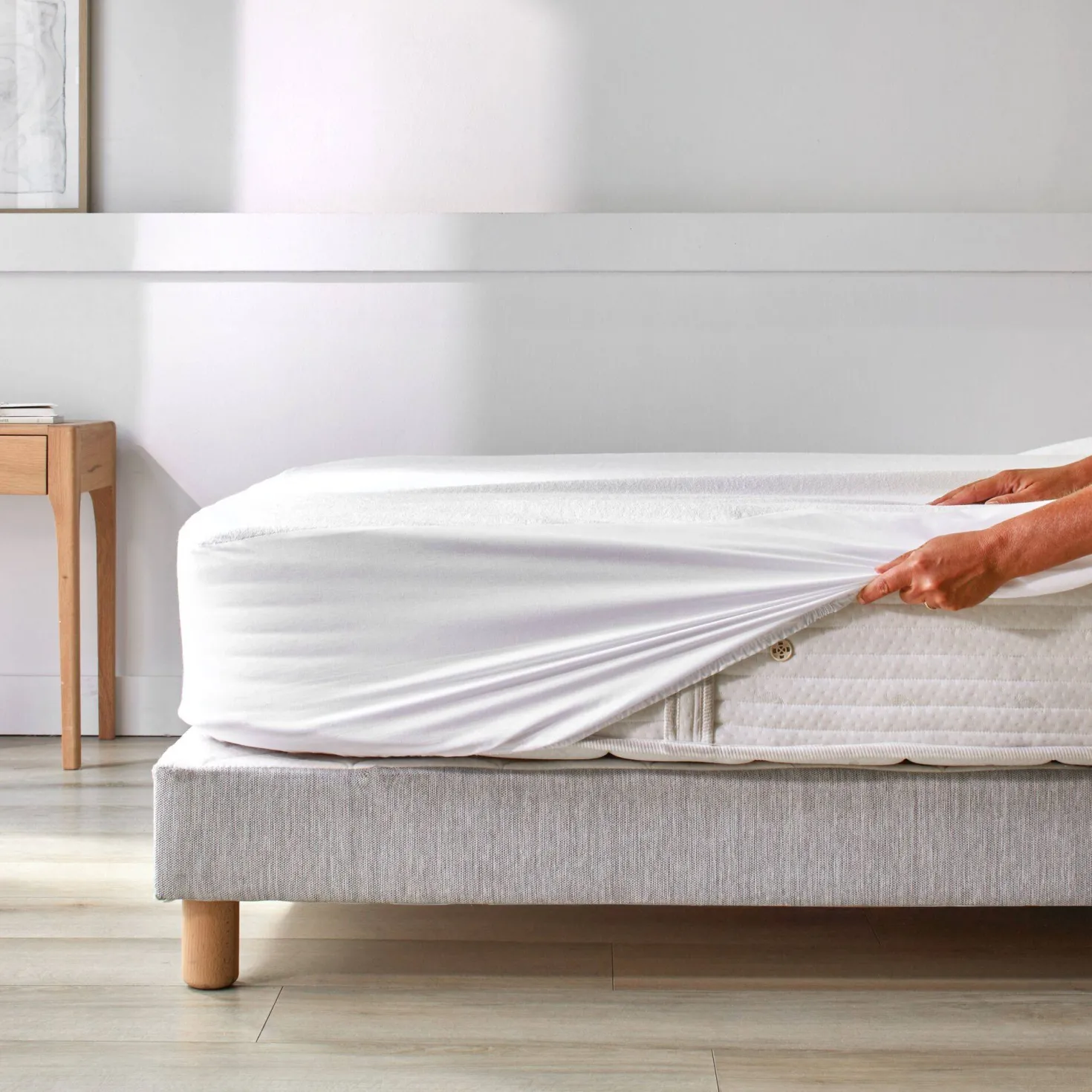 Protège matelas imperméable bonnet 40 cm Fernand