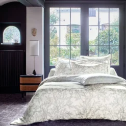 SANDERSON Taie de traversin satin Brocéliande