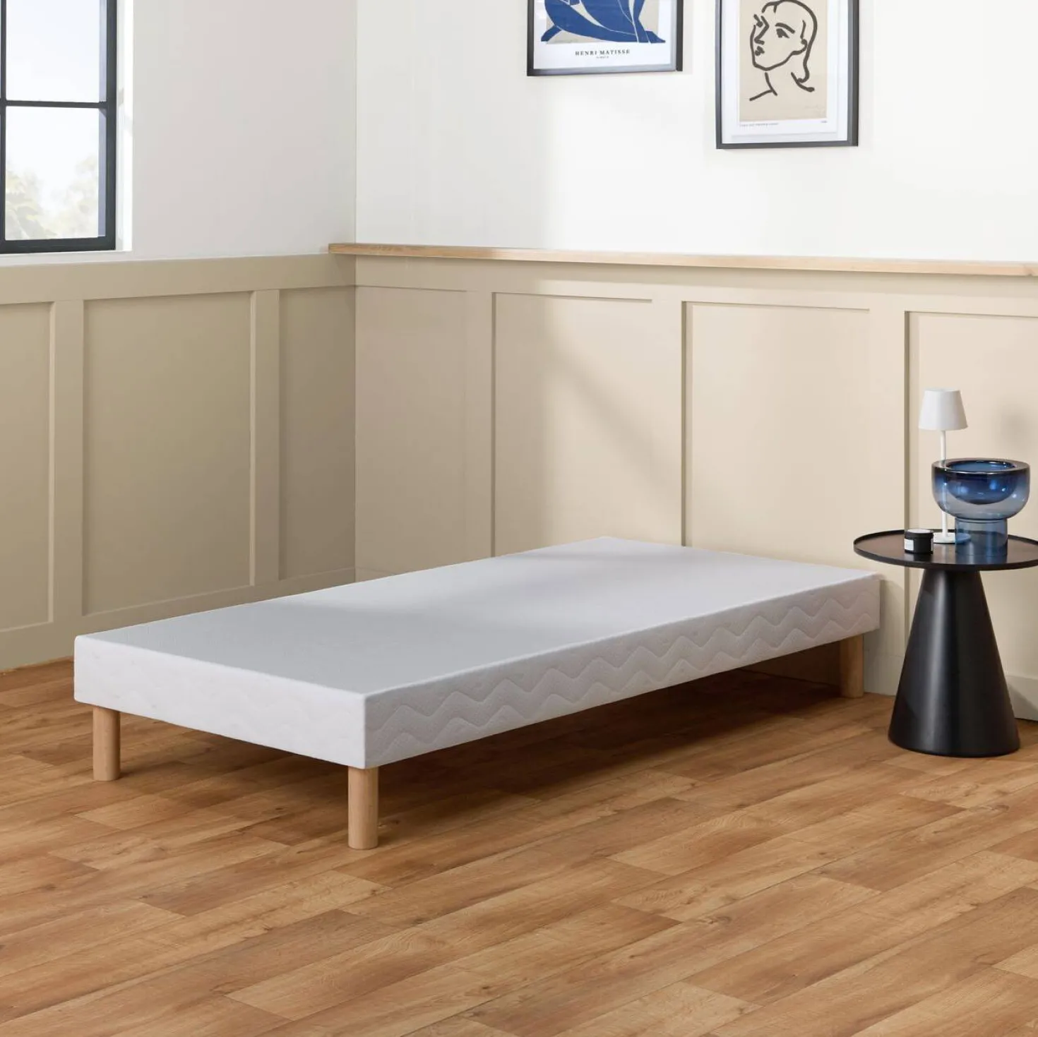 Sommier tapissier 15 cm Milan
