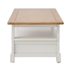 Table basse bois massif 2 tiroirs Embellie