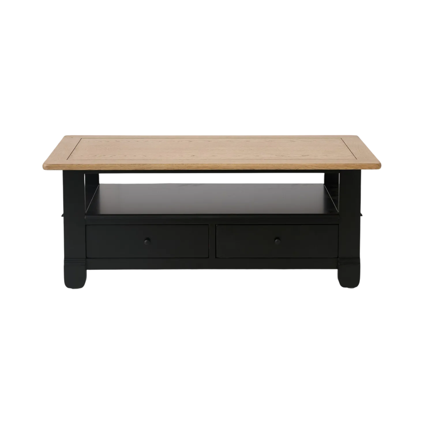 Table basse bois massif 2 tiroirs Embellie