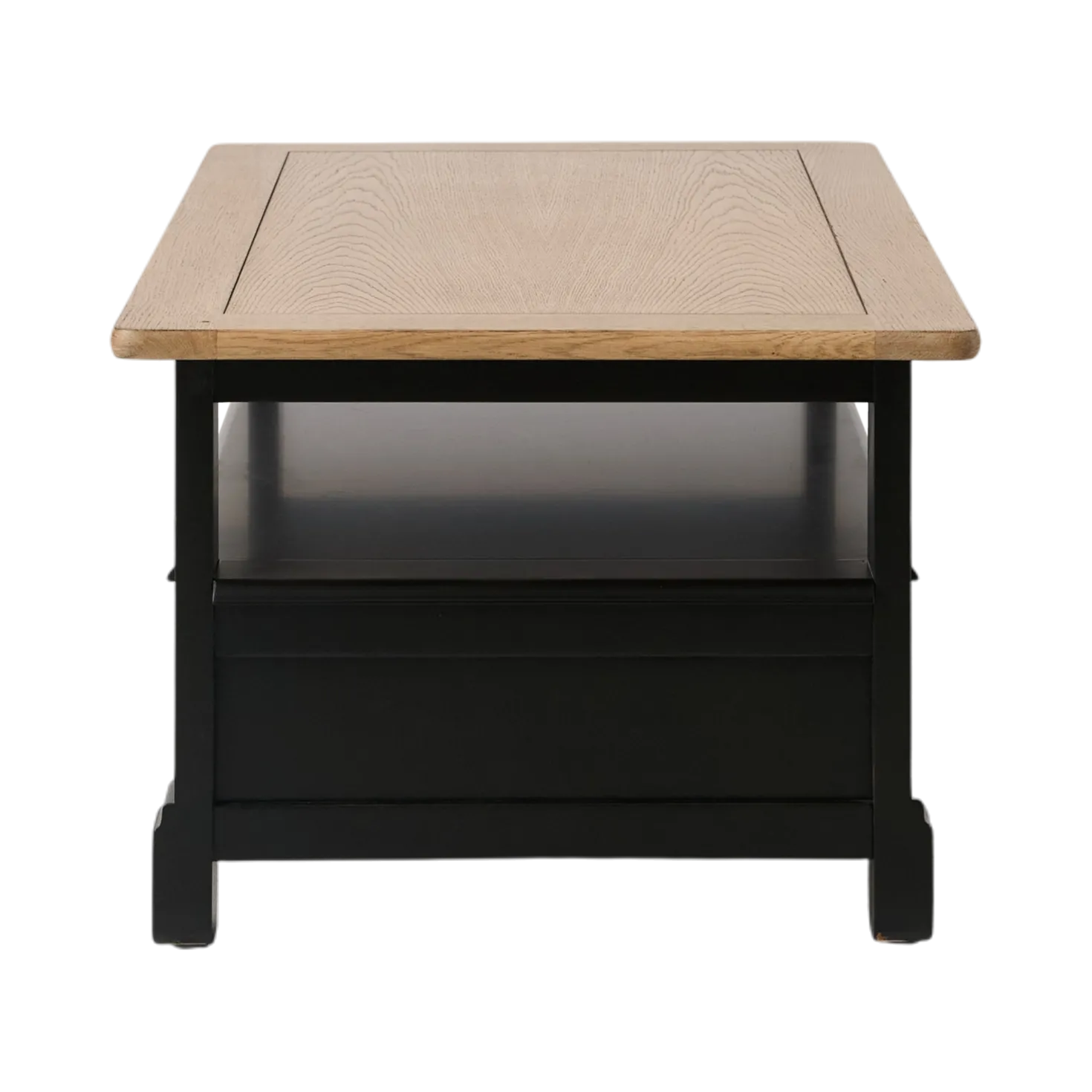 Table basse bois massif 2 tiroirs Embellie