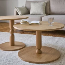 Table d'appoint bois Alicia
