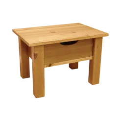 Table de chevet 1 tiroir bois massif Tania