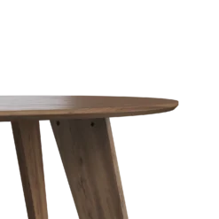 Table à manger ovale bois 6 personnes Lago