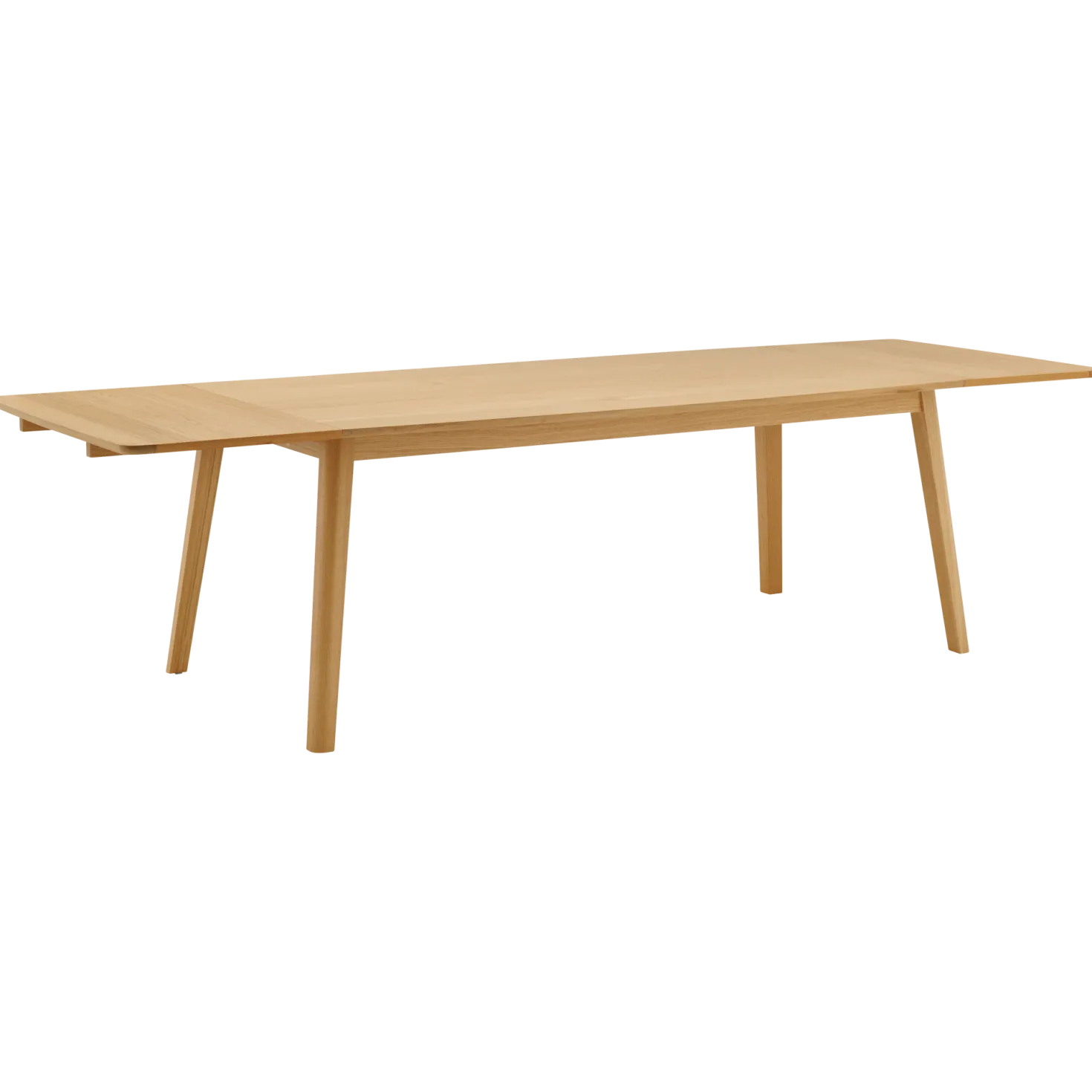 Table à manger rectangulaire bois avec rallonges en option 6 à 8 personnes Adèle