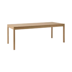 Table à manger rectangulaire décor bois 8 personnes Simon
