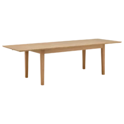 Table à manger rectangulaire extensible bois 6 à 10 personnes Albin