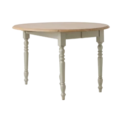 Table à manger à volets extensible bois massif 4 à 8 personnes Embellie