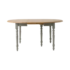 Table à manger à volets extensible bois massif 4 à 8 personnes Embellie