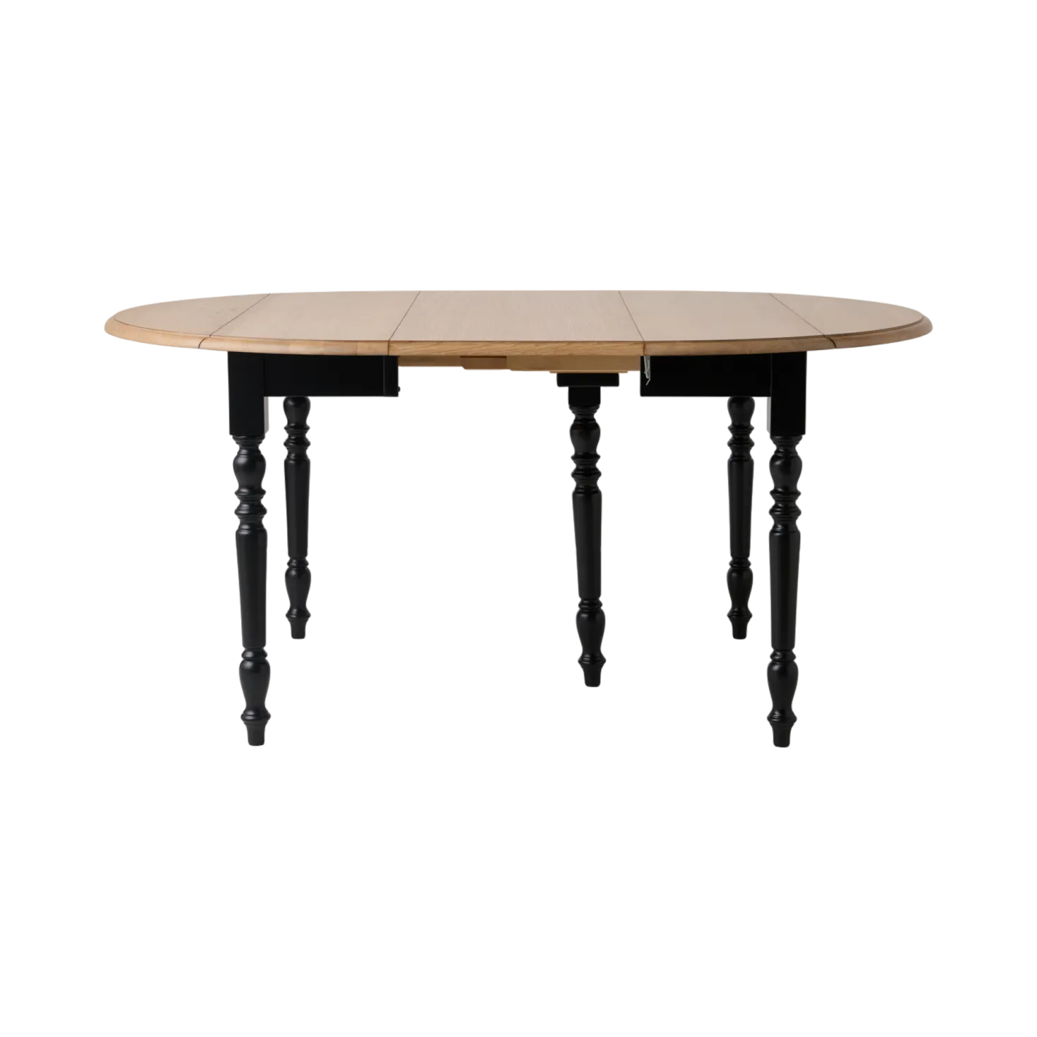 Table à manger à volets extensible bois massif 4 à 8 personnes Embellie