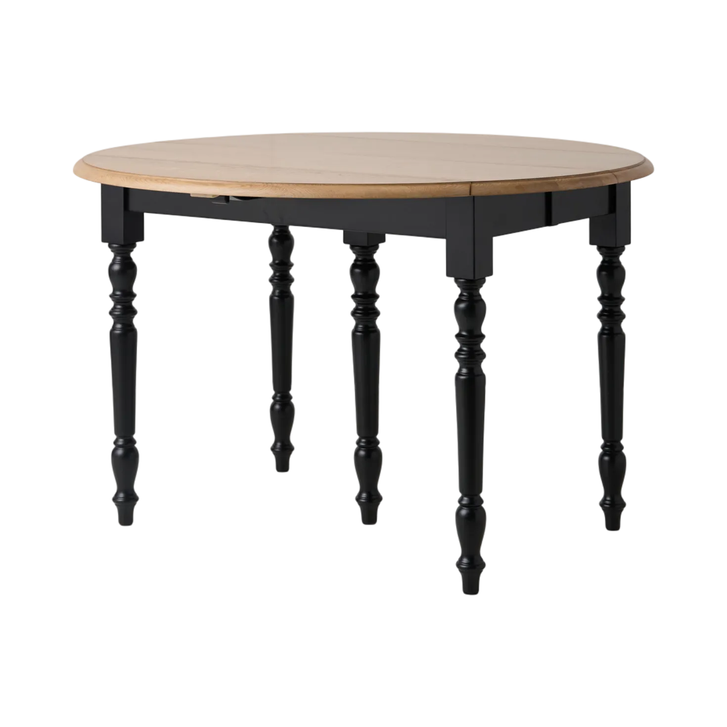 Table à manger à volets extensible bois massif 4 à 8 personnes Embellie