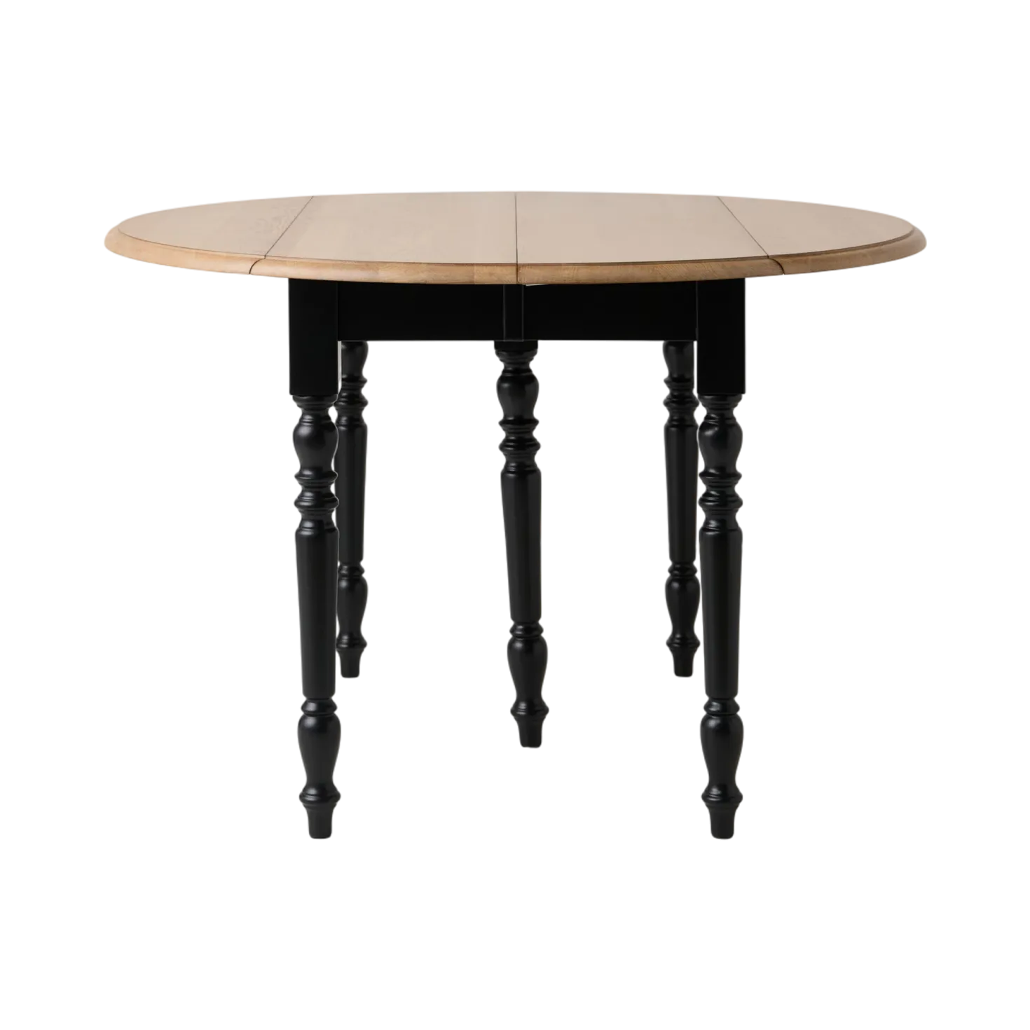 Table à manger à volets extensible bois massif 4 à 8 personnes Embellie