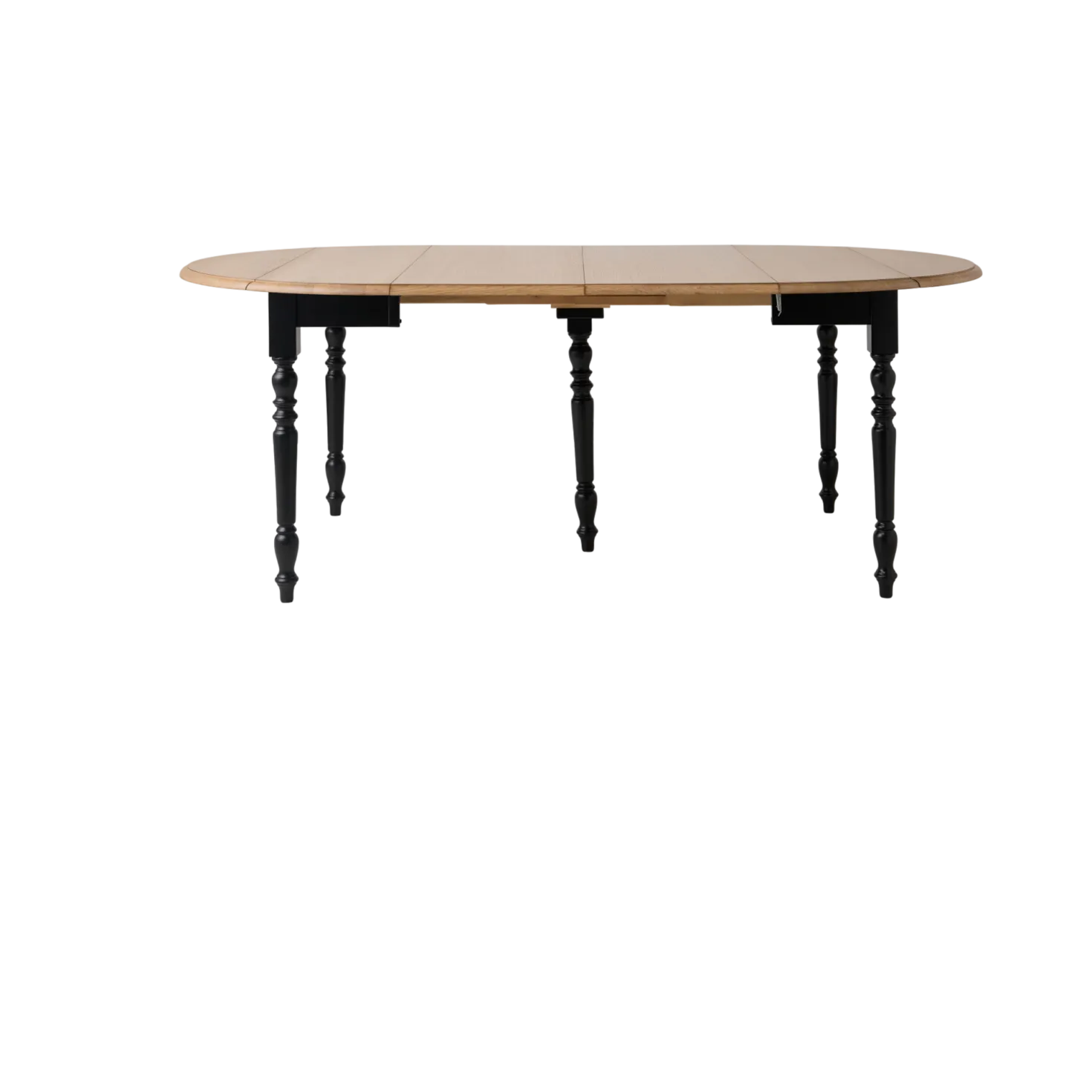 Table à manger à volets extensible bois massif 4 à 8 personnes Embellie