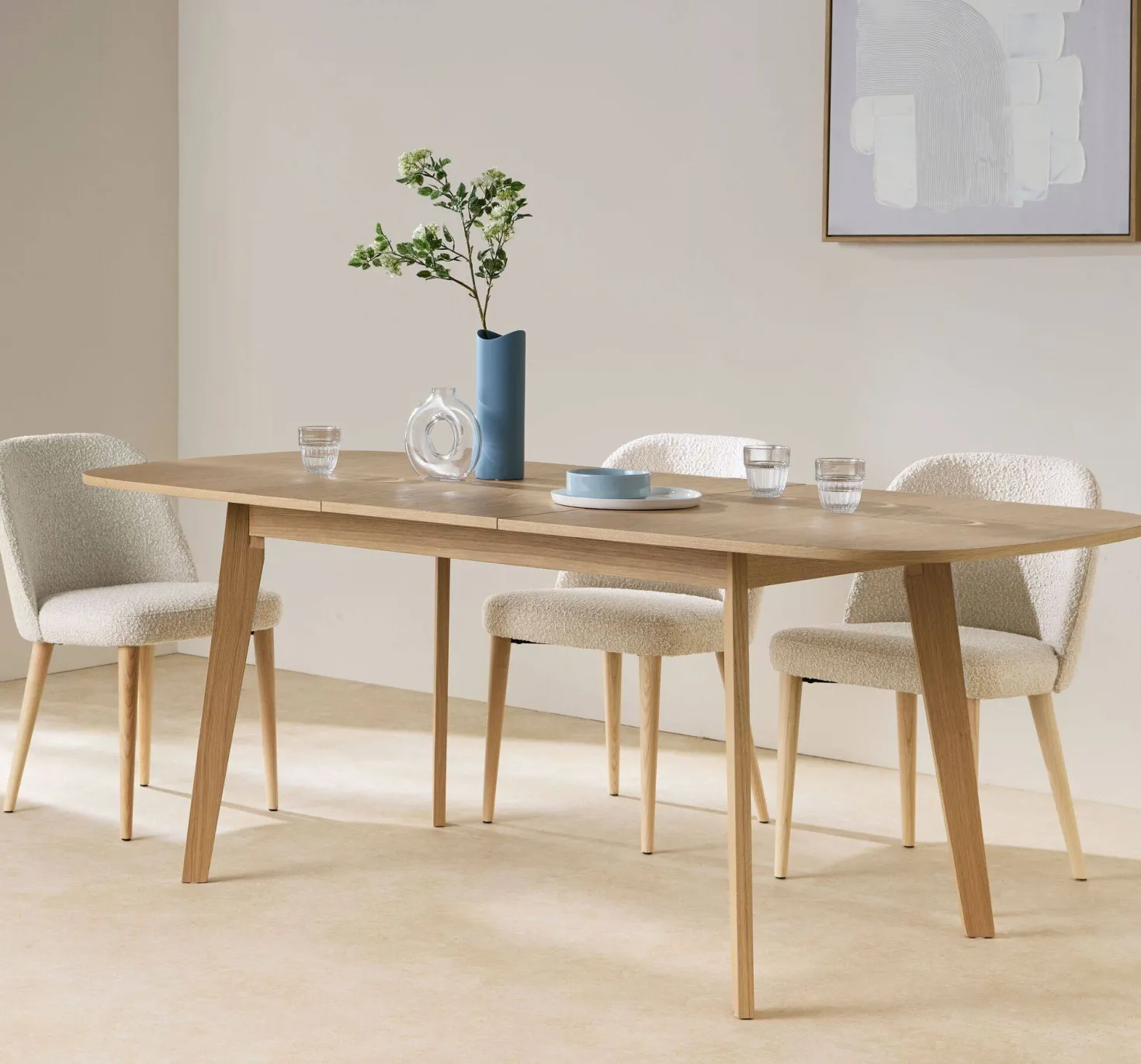 Table rectangulaire extensible Agatha