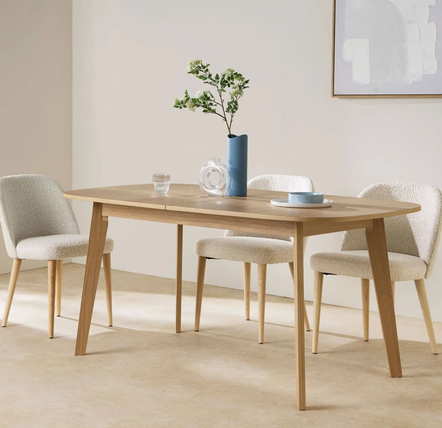Table rectangulaire extensible Agatha