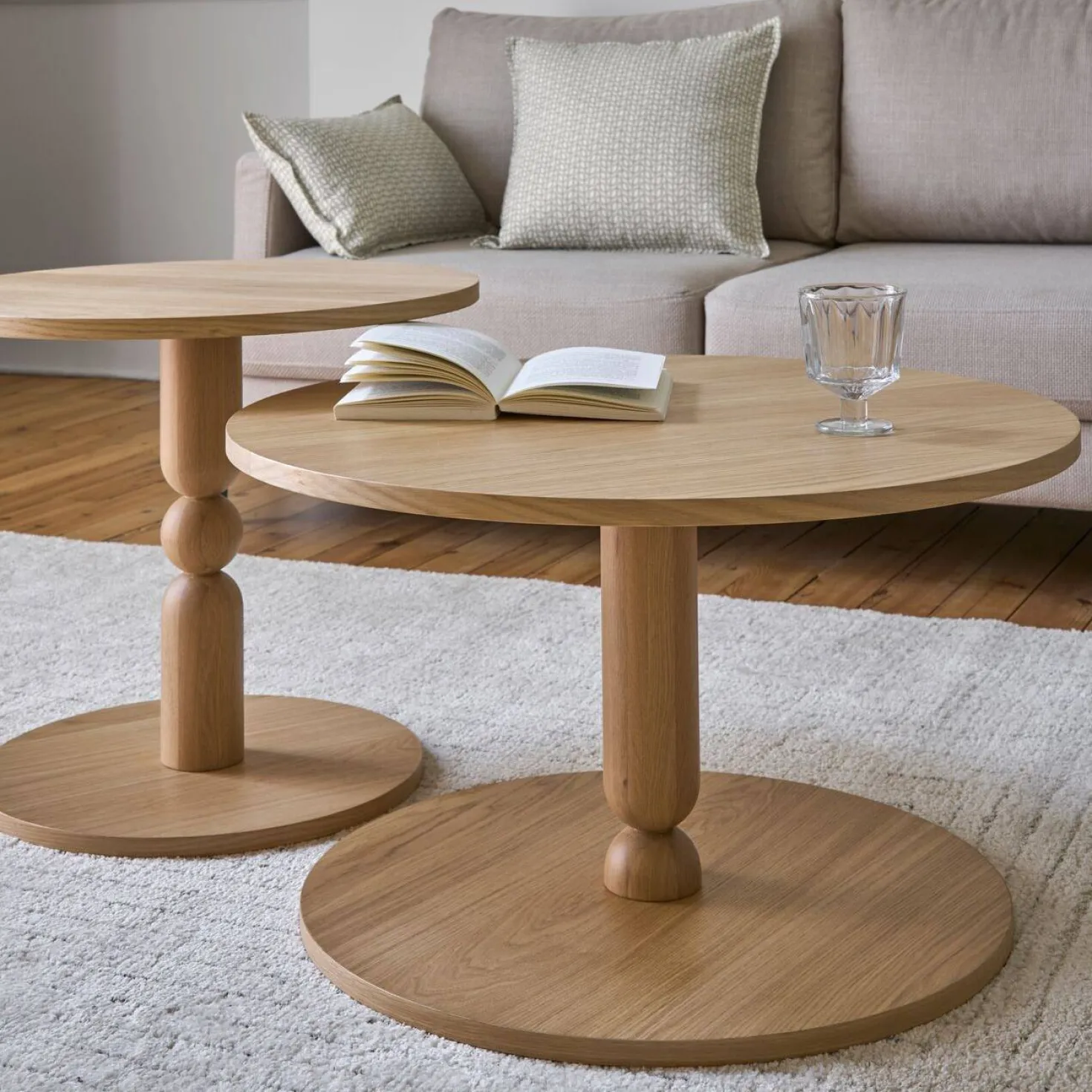 Tables gigognes bois Alicia