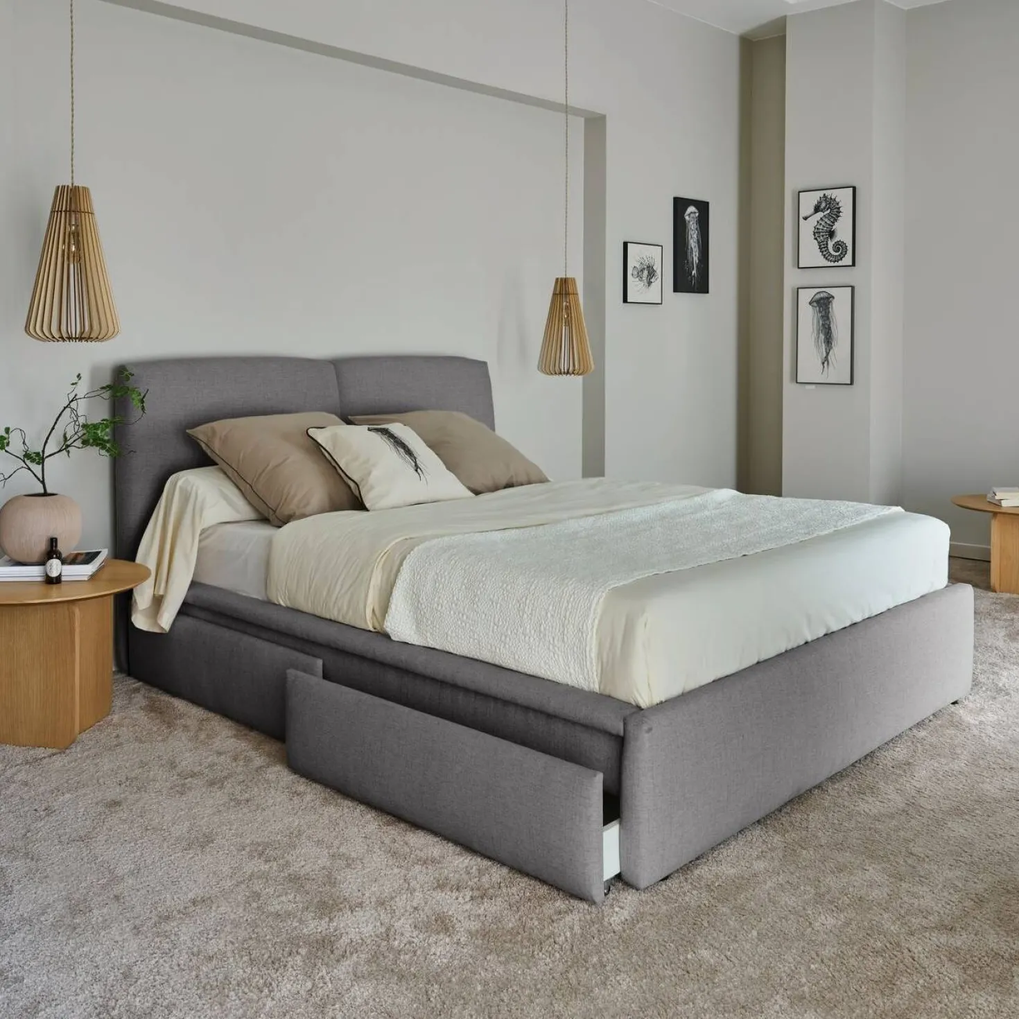 Taie de traversin coton bio Thaïs