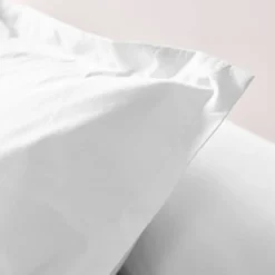 Taie d'oreiller percale bio Elise