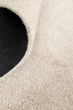 Tapis polyester recyclé uni Bao