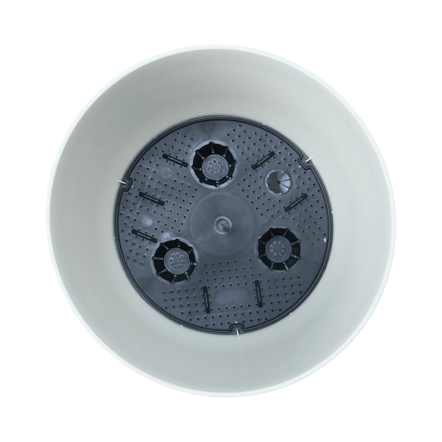TERAPLAST Pot avec réservoir 38 cm OVER blanc