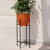 TERAPLAST Support métallique pour pot 77cm IRON
