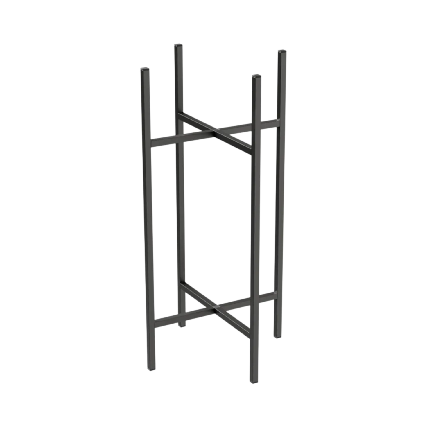 TERAPLAST Support métallique pour pot 77cm IRON