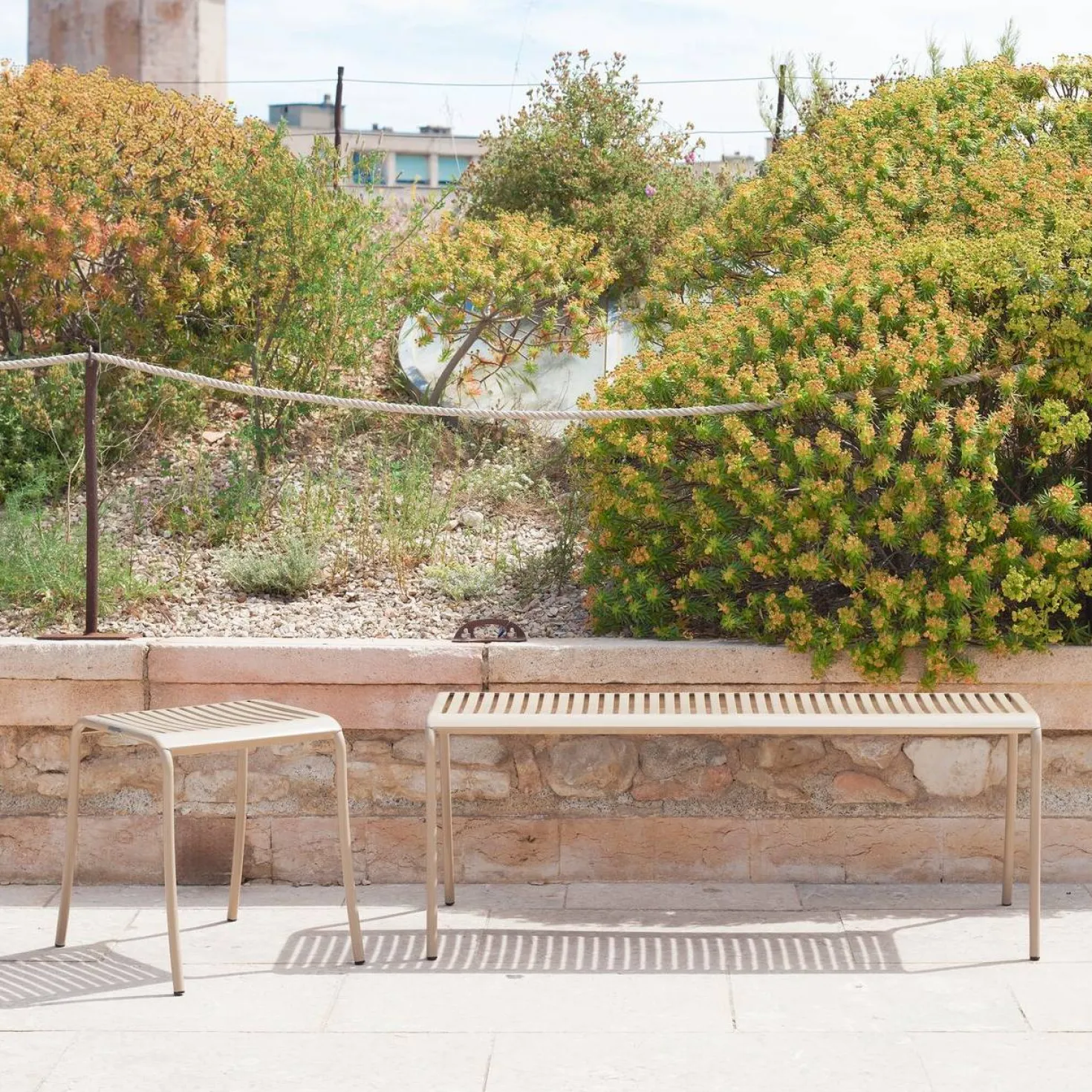 TOLIX Tabouret lames Patio