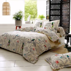 TRADILINGE Housse de couette coton brut Amazonia