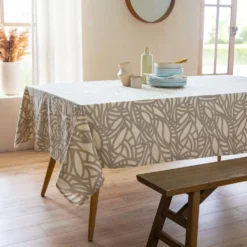 TRADILINGE Nappe enduite coton Eva