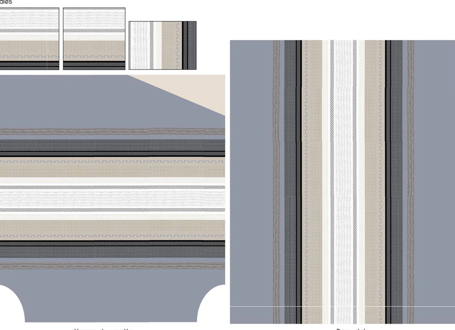 TRADILINGE Taie d'oreiller percale Marlow Acier