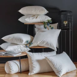 Traversin moelleux 50%duvet de canard et enveloppe coton percale Cléo