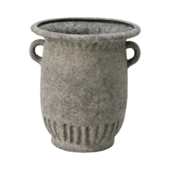Vase antique céramique déco gris 23 cm Sioren
