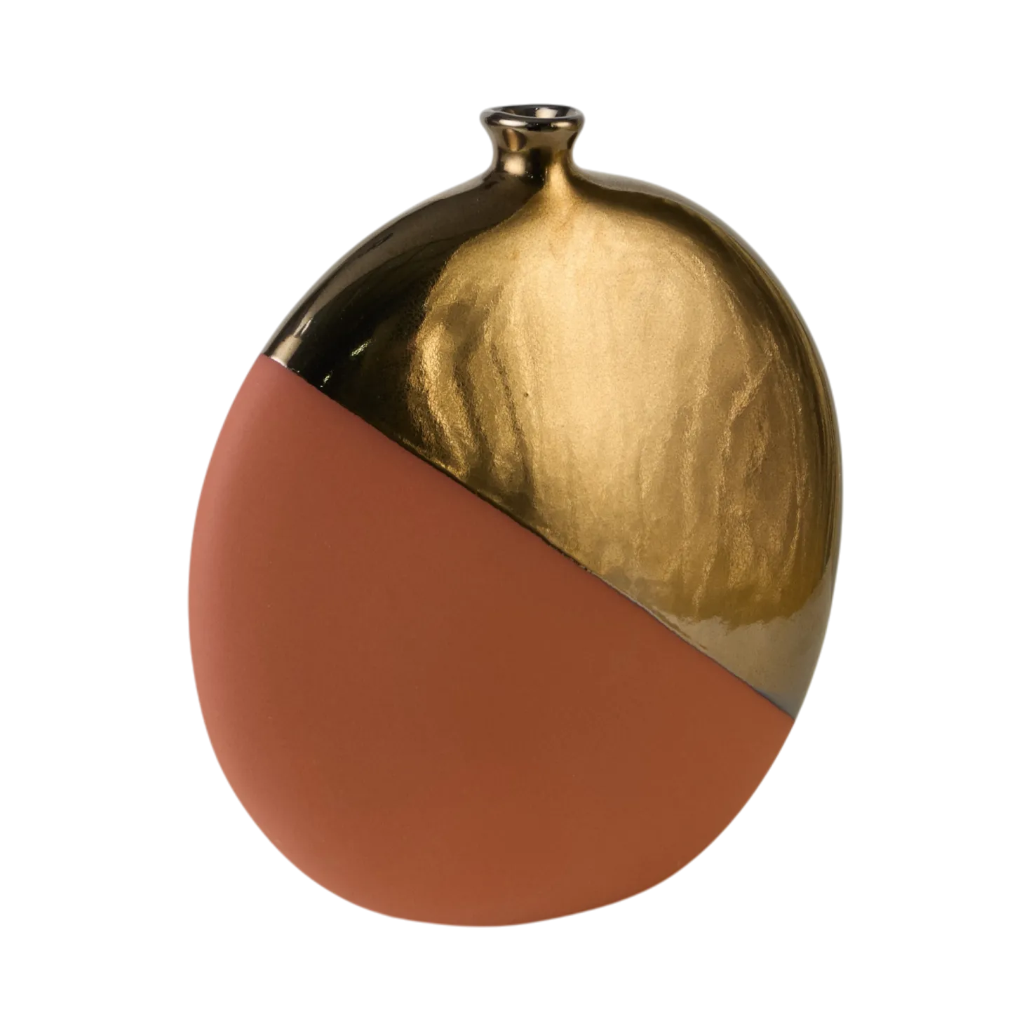 Vase céramique déco plat rond 31 cm Stellan