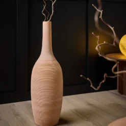Vase à poser au sol en céramique terracota H66cm Milano